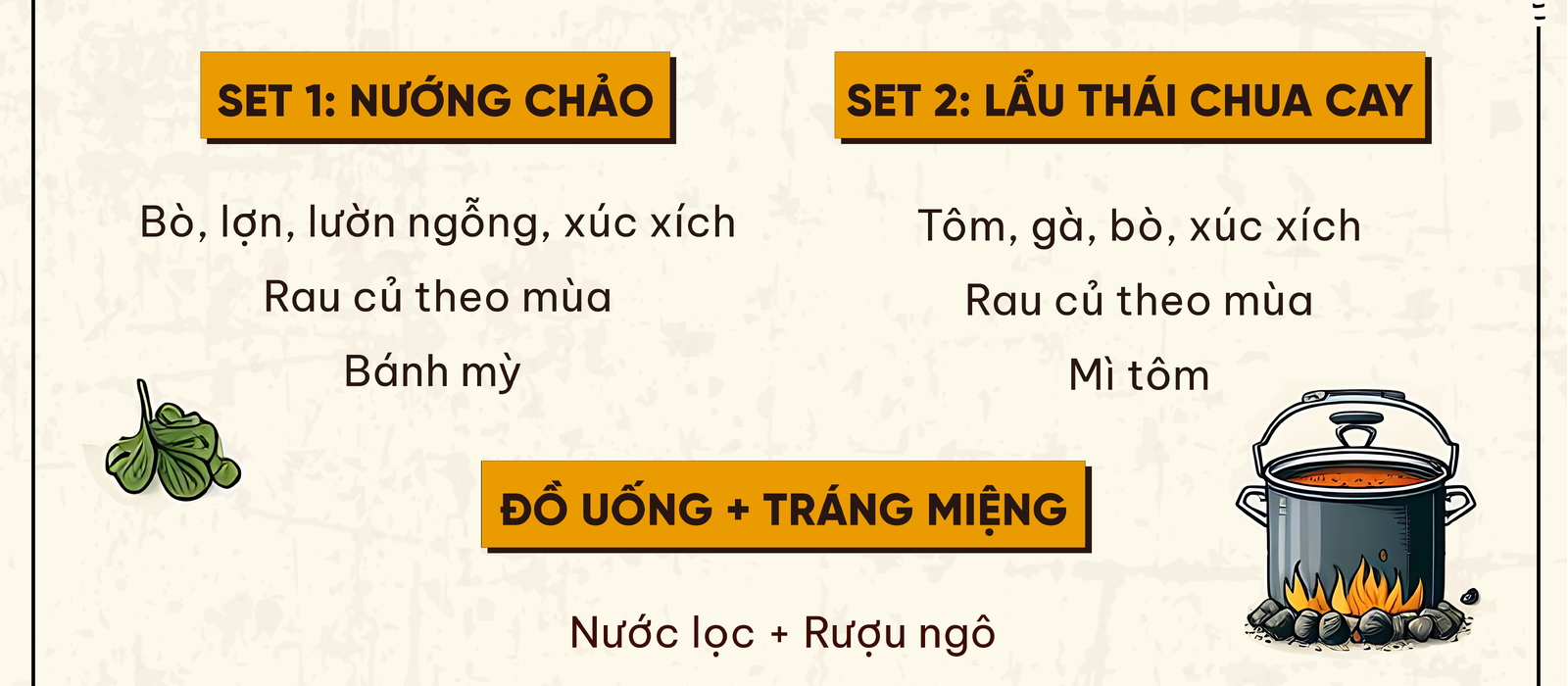 COMBO CAMPING - NHÓM TỪ 3 NGƯỜI